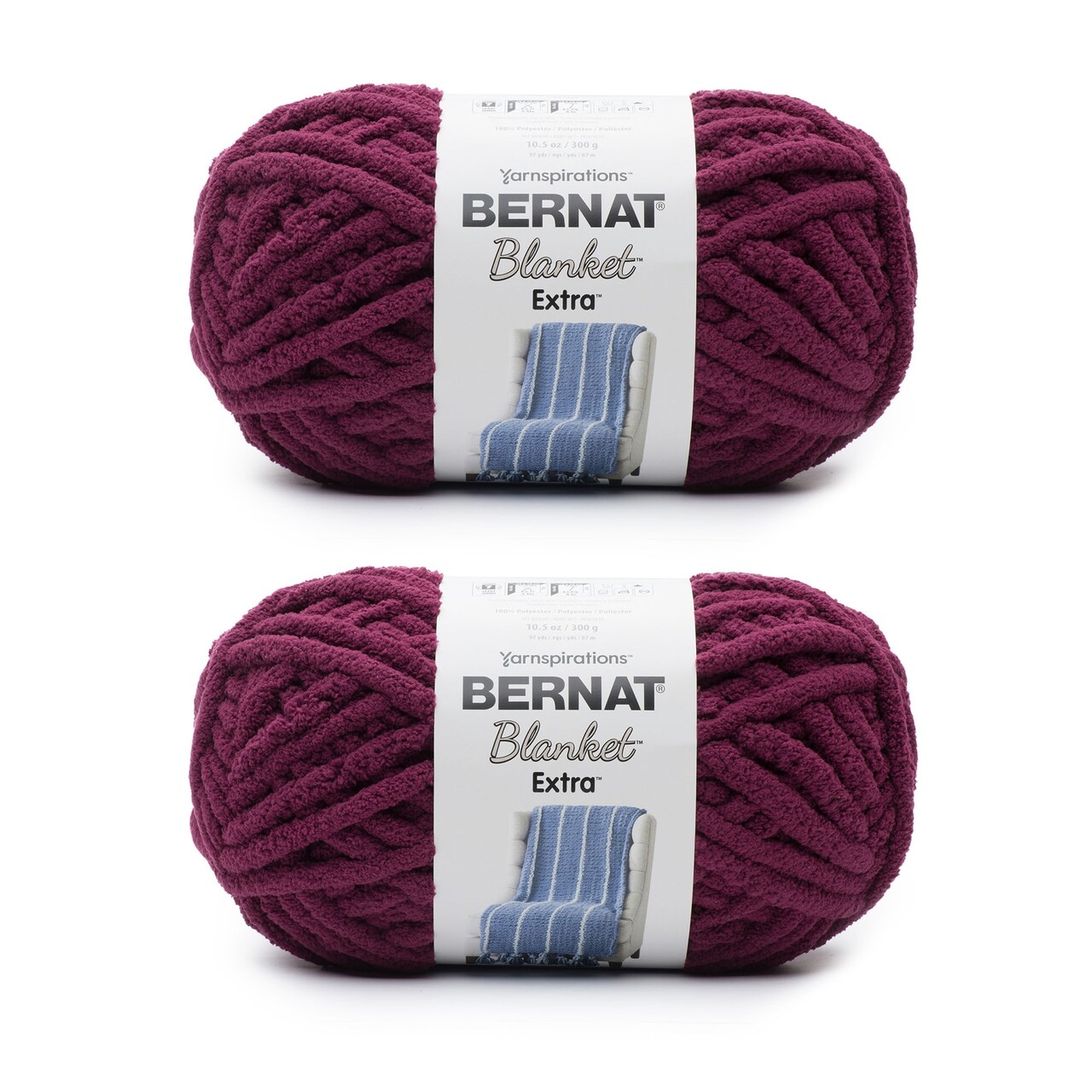 Bernat blanket yarn purple plum sales
